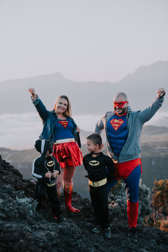 une super famille au volcan